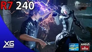 FINAL FANTASY XV Graphics | AMD R7 240 2GB DDR3 | 720p | LOW | FPS-TEST
