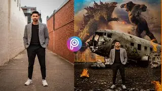 How To Edit Godzilla Vs Kingkong In Picsart - PicsArt Tutorial 2021