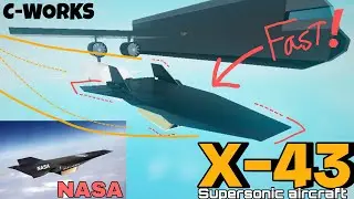 NASA X-43 Hypersonic Aircraft / Jet [Tutorial] | Plane Crazy