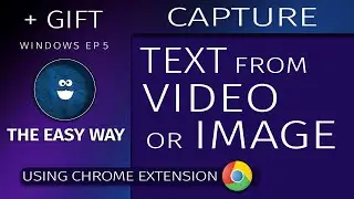 CAPTURE TEXT from VIDEO or IMAGE - THE EASY WAY
