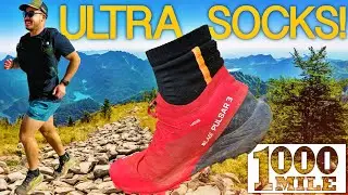 BEST Ultra-Marathon Running Socks | 1000 Mile Repreve Trail & Compression Sock Review 🧦