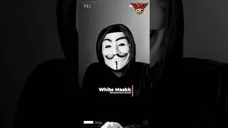 White Maskk Back 