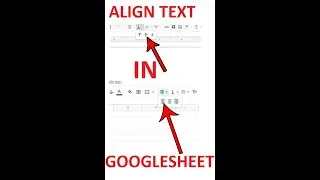 Text in Cell alignment in Google Sheets