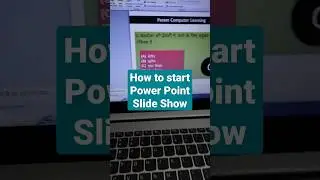 How to start power point slide show short cut key #computerlearning #pcshortsandMCQ #ytshorts