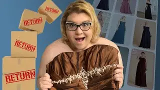 I BOUGHT 11 Plus Size FORMAL DRESS Returns at AUCTION for CHEAP!