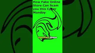 How Fake Online Store Can Scam you this Cyber Monday #cybermonday2023 #cybersecurity