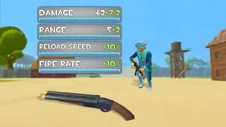 Rocket Royale FULL UPGRADED Sawed Off Shotgun - Gameplay 
