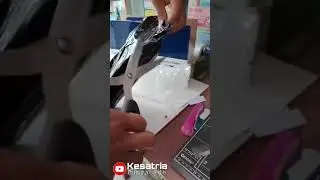 Cara mengganti cartridge foto copy Canon mini mf235