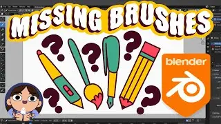WHY your Blender Brush Pack is GONE / Blender Update 4.3