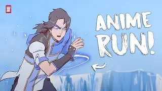 Animating Anime Run Cycles