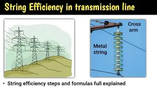 string efficiency in power system | string efficiency | string efficiency in transmission line