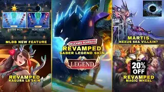 MLBB NIGHT MODE, SABER LEGEND REVAMP SCHEDULE, MARTIS NEXUS SEA VILLAIN? - Mobile Legend: Bang Bang