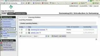 eXe 08. Importing an IMS Content Package to Blackboard