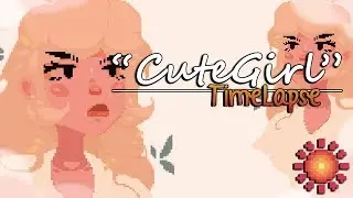 PIXEL ART SPEED ART - Cute Girl