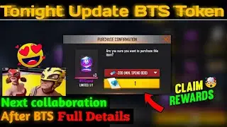 Tonight Update+ ONLY 1 DIAMOND BTS CRYSTAL TOKEN | Next Collaboration||Noor's Gaming
