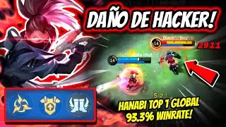 SHE HUMILIATES HELCURT IN 1 VS 1! HANABI TOP 1 GLOBAL 93.3% WINRATE! | MOBILE LEGENDS