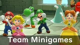 Super Mario Party All Team Minigames