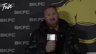 Matty Hill before he went to war with Liverpools Lee Browne at BKFC 68 Newcastle