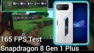 ROG Phone 6 MINECRAFT Gameplay
