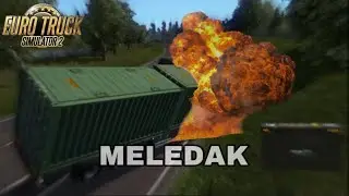 ETS 2|| Mengantar plastik bekas ke kota oslo norwey || Supir tidak sabar endingnya kacau? 😨😨