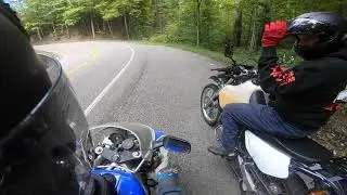 NSR 250 on TAIL OF THE DRAGON