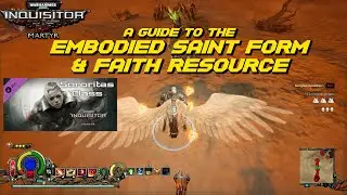 Warhammer 40K: Inquisitor Martyr - Sororitas Guide for The Embodied Saint Form and Faith resource