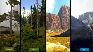 TerraWorld's EARTH Biome Templates in Unity