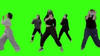 A B C D E F song girl dancing on green screen ///#greenscreengen