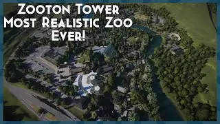 Zooton Tower Full Zoo Tour | Planet Zoo Realistic Zoo Tour
