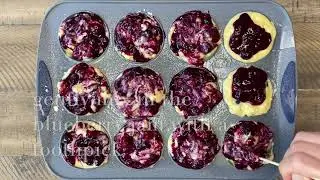 Making Blueberry Muffins