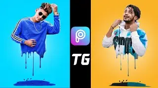 New Picsart Realistic Dripping Effect | picsart New Tutorial | PicsArt Photo Editing