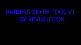 SKYPE TOOL // RAIDERS SKYPE TOOL V1 // MADE IT MYSELF