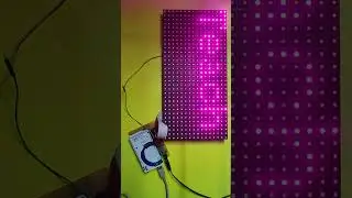 P10 RGB Matrix panel arduino Scrolling Text | Matrix panel library | Arduino Mega