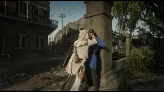 Schizofrenic John Marston annoys a police officer