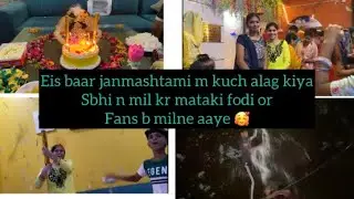 Khana ka bday celebration krne k baad raat k 12 bhje mataki fodi