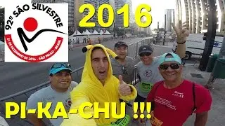 92a São Silvestre 2016 - fantasiado de Pikachu