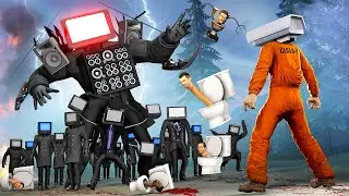 SCP HUNTERS: RISE OF THE TV MAN TITAN! BATTLE THE MOST POWERFUL SKIBIDI TOILET GMOD!