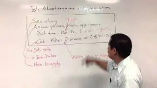 Job advertisements and Description
