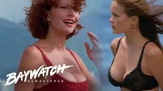 OFF DUTY LIFEGUARDS STRIP OFF & DIVE In To SAVE EVERYONE! Baywatch Remastered