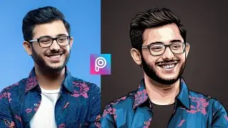 How to create vector art in picsart app | picsart cartoon Photo Editing Step by step