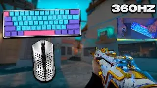 GK61 ASMR Chill🤩 Ranked Gameplay🏆 Satisfying Keyboard Valorant 360 FPS Smooth