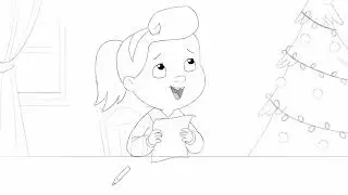 Little girl - 2D animation test