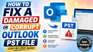 How to Fix a Damaged or Corrupt Outlook PST File.