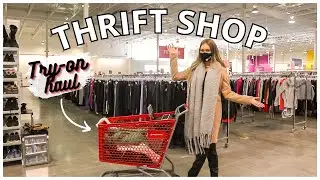 Thrift shop with me : vlog en friperie et try-on haul | Carole Anne Bilodeau