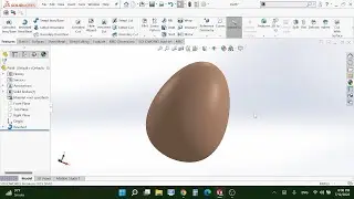 Style Spline in SolidWorks | How to Model Egg