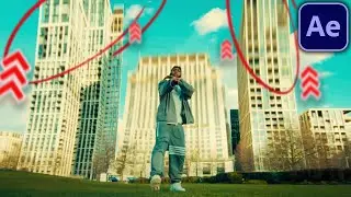 GROWING / WARPING BUILDINGS EFFECT in 1 minute (After Effects)