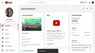 How to Access Channel Settings in YouTube Studio