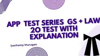 TNPSC ASSITANT PUBLIC PROSECUTOR TEST SERIES lAW+GENERAL STUDIES