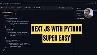 How to run Python and Next.js in the same application seamlessly