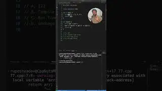 array created on stack can not be returned from function in C programming